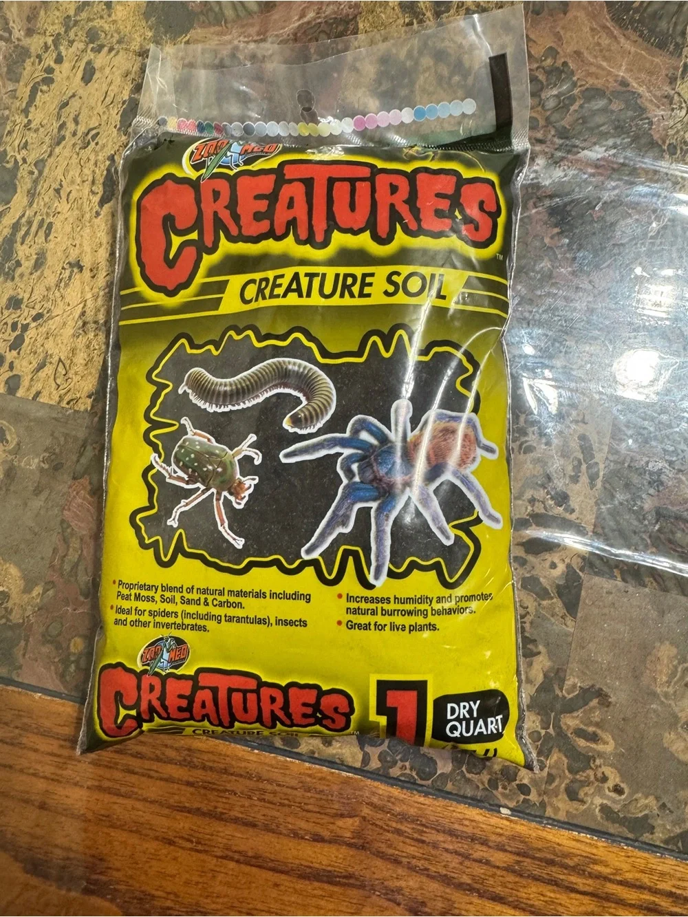 Creature Soil - Black Substrate for Reptile & Invertebrate Habitats 1.1L